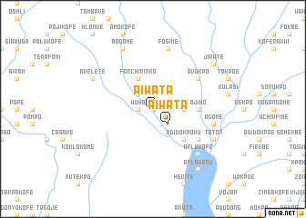 map of Aiwata