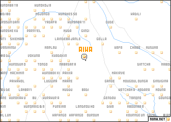 map of Aiwa