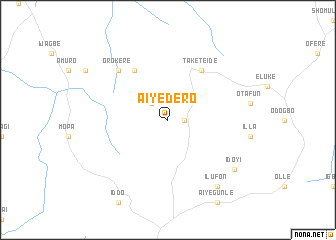 map of Aiyedero