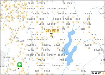map of Aiyede