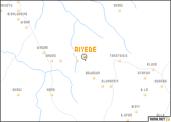 map of Aiyede