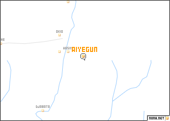 map of Aiyegun