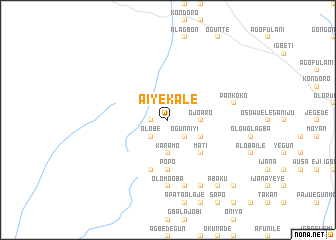 map of Aiyekale