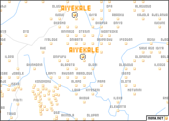 map of Aiyekale