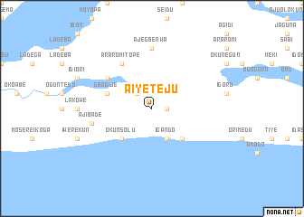 map of Aiyeteju