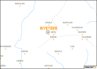 map of Aiyetoro