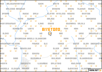 map of Aiyetoro