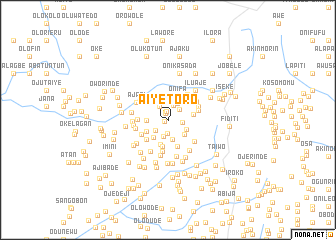 map of Aiyetoro