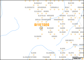 map of Aiyetoro