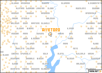 map of Aiyetoro