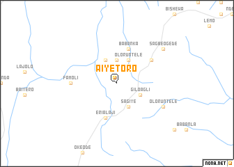 map of Aiyetoro