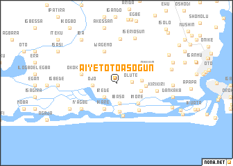 map of Aiyetoto-Asogun