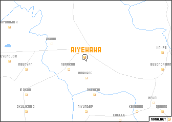 map of Aīyewawa