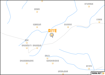 map of Aiye