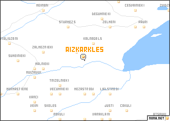 map of Aizkārkles