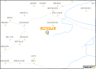 map of Aizkuja