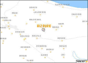 map of Aizpure