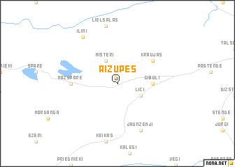 map of Aizupes