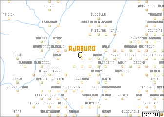 map of Ajaburo