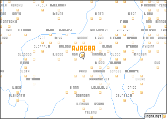 map of Ajagba