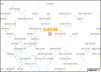 map of Ajagba