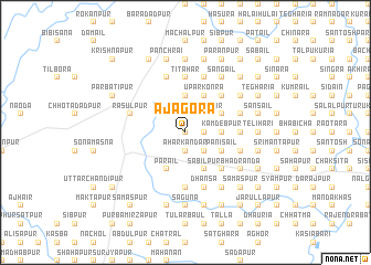 map of Ājāgora