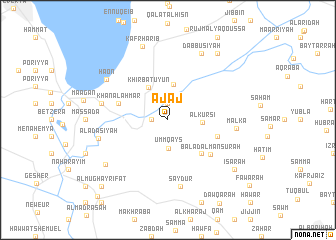 map of ‘Ajāj