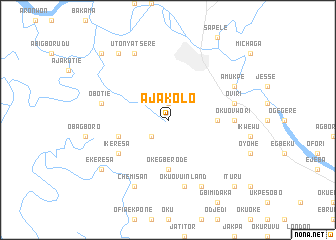 map of Ajakolo