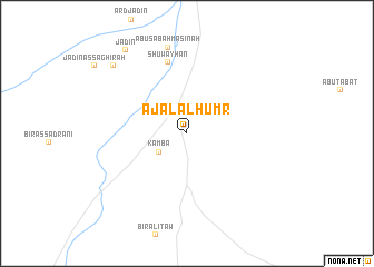 map of ‘Ajal al Ḩumr