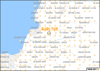 map of ‘Ajaltūn