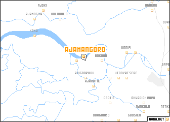 map of Ajamangoro