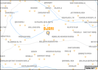 map of ‘Ajamī