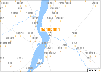 map of Ajangara