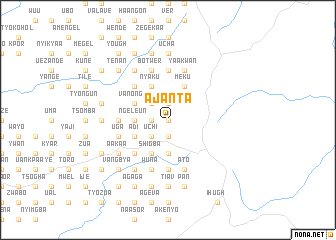 map of Ajanta