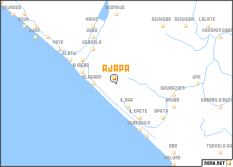 map of Ajapa