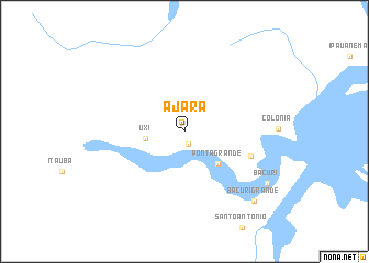 map of Ajará