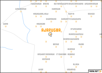 map of Ajarugba