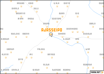 map of Ajasse Ipo