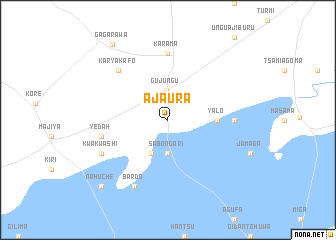 map of Ajaura