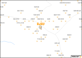 map of Ajav