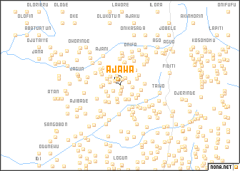 map of Ajawa