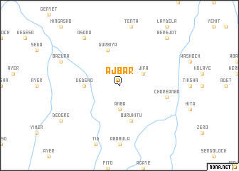 map of Ājbar