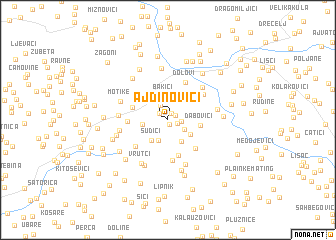 map of Ajdinovići