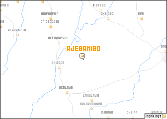 map of Ajebamibo