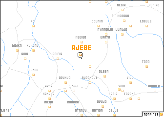 map of Ajebe