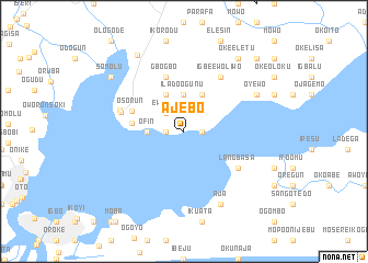 map of Ajebo