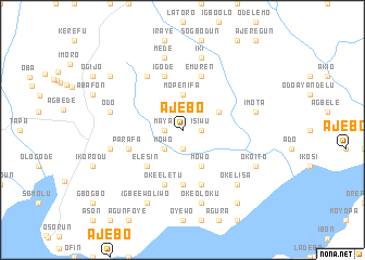 map of Ajebo