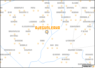 map of Ajegunle Awa