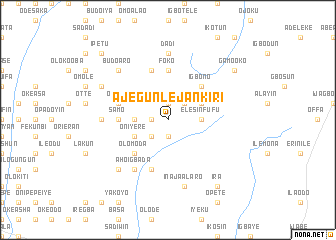 map of Ajegunle Jankiri
