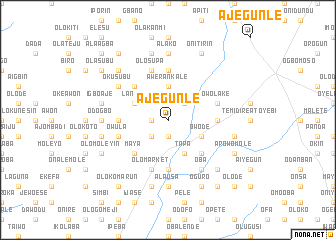 map of Ajegunle